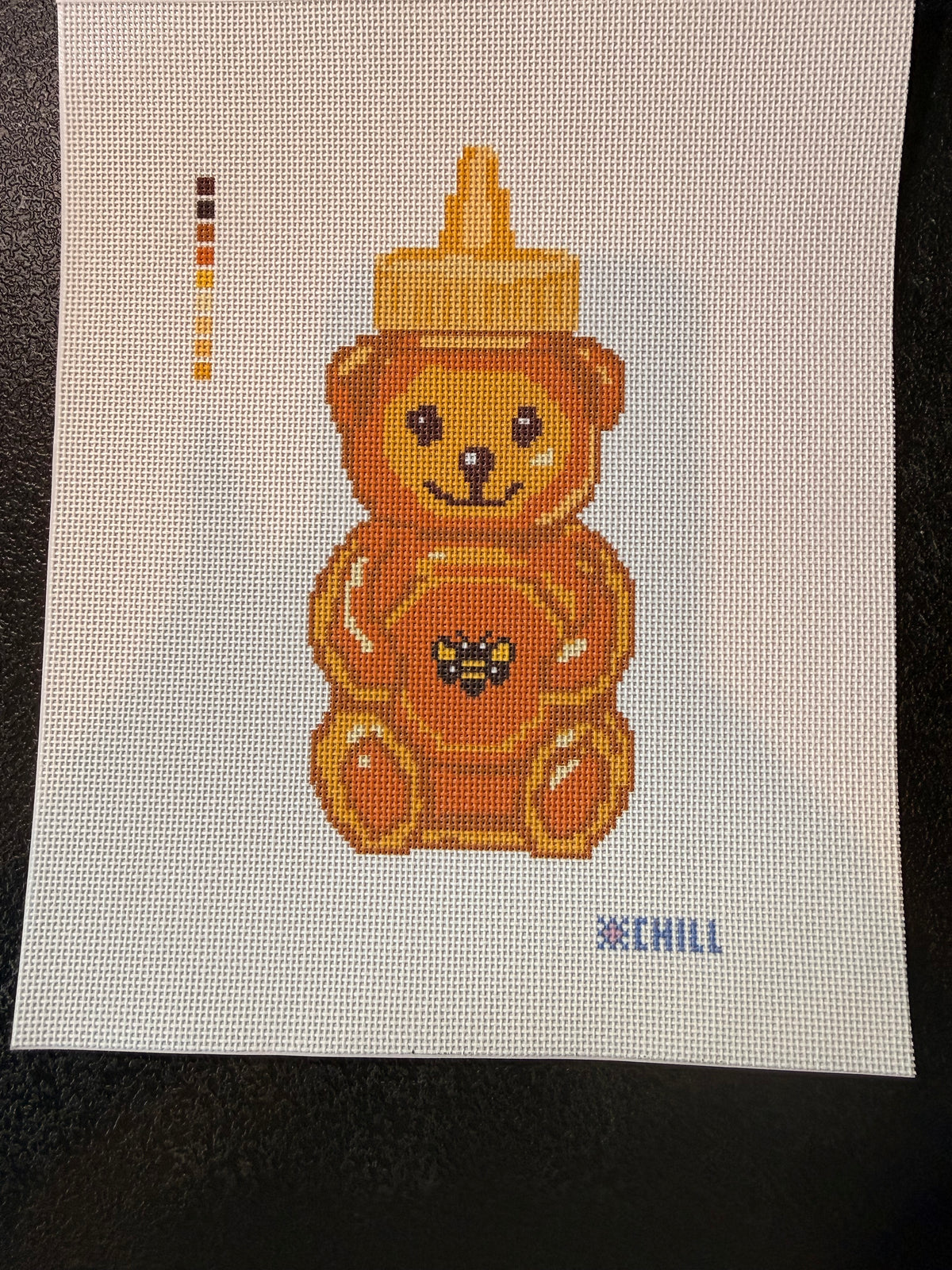 Honey Bear Needlepoint Canvas – Café & Food Collection