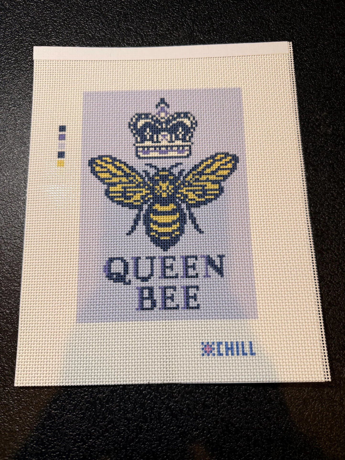 Queen Bee Needlepoint Canvas – Original