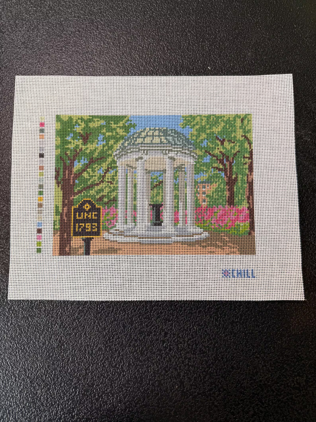 Chapel Hill Rotunda Needlepoint Canvas – Full View – Needlepoint & Chill