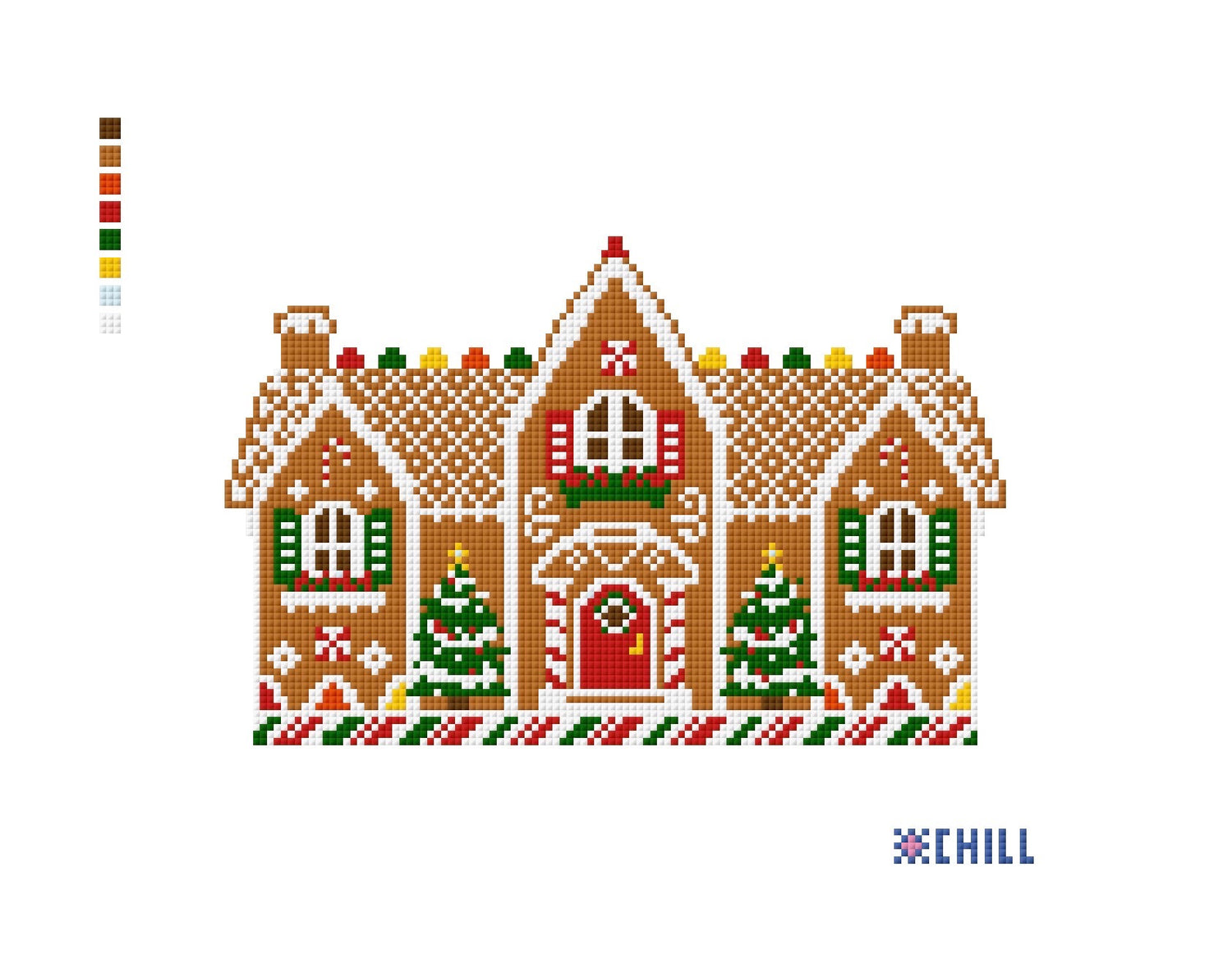Nutcracker Soldiers Needlepoint Canvas – Finished Piece – Needlepoint & Chill