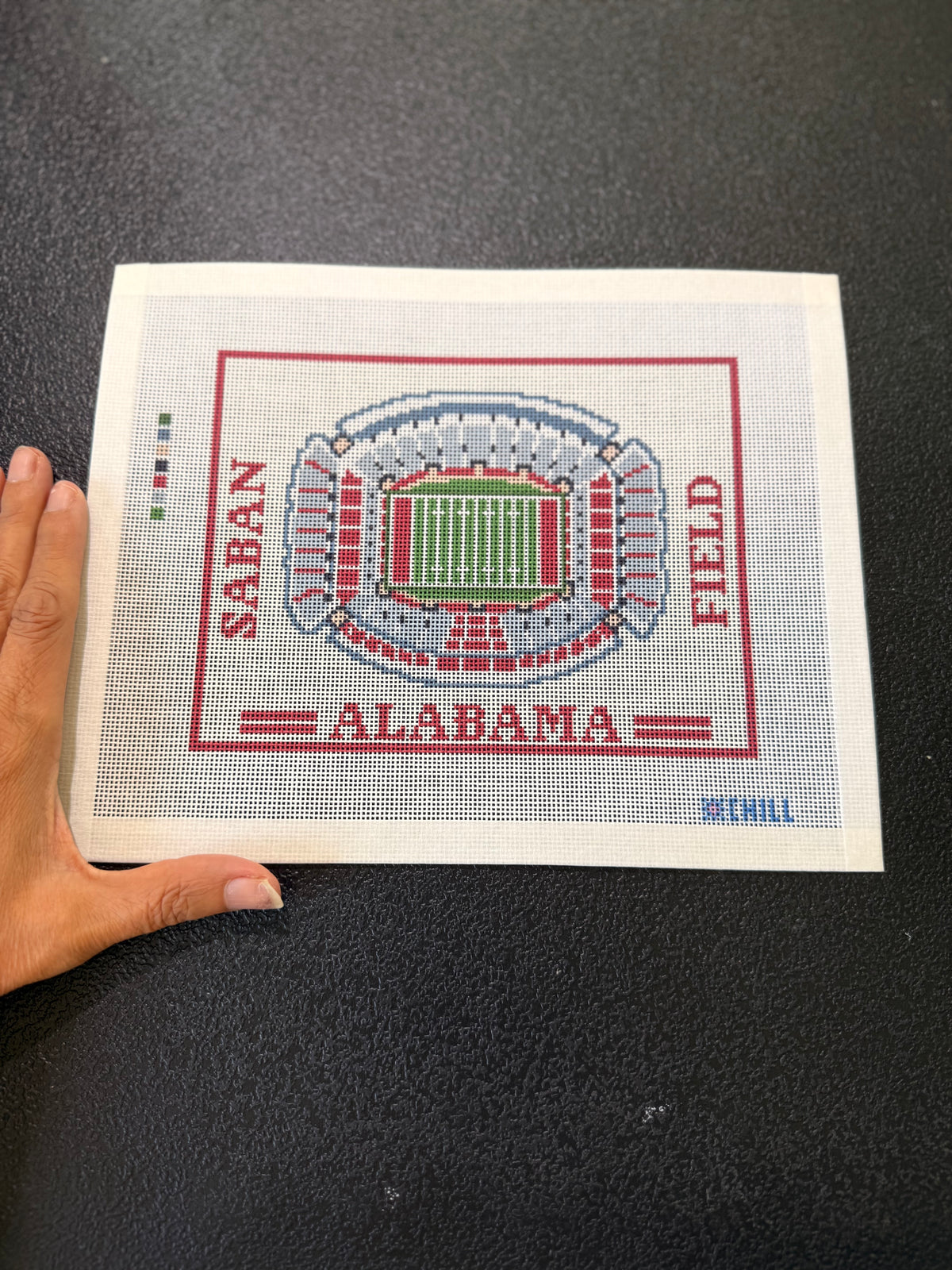 Game Day Football Stadium Needlepoint Canvas – Tuscaloosa, Alabama