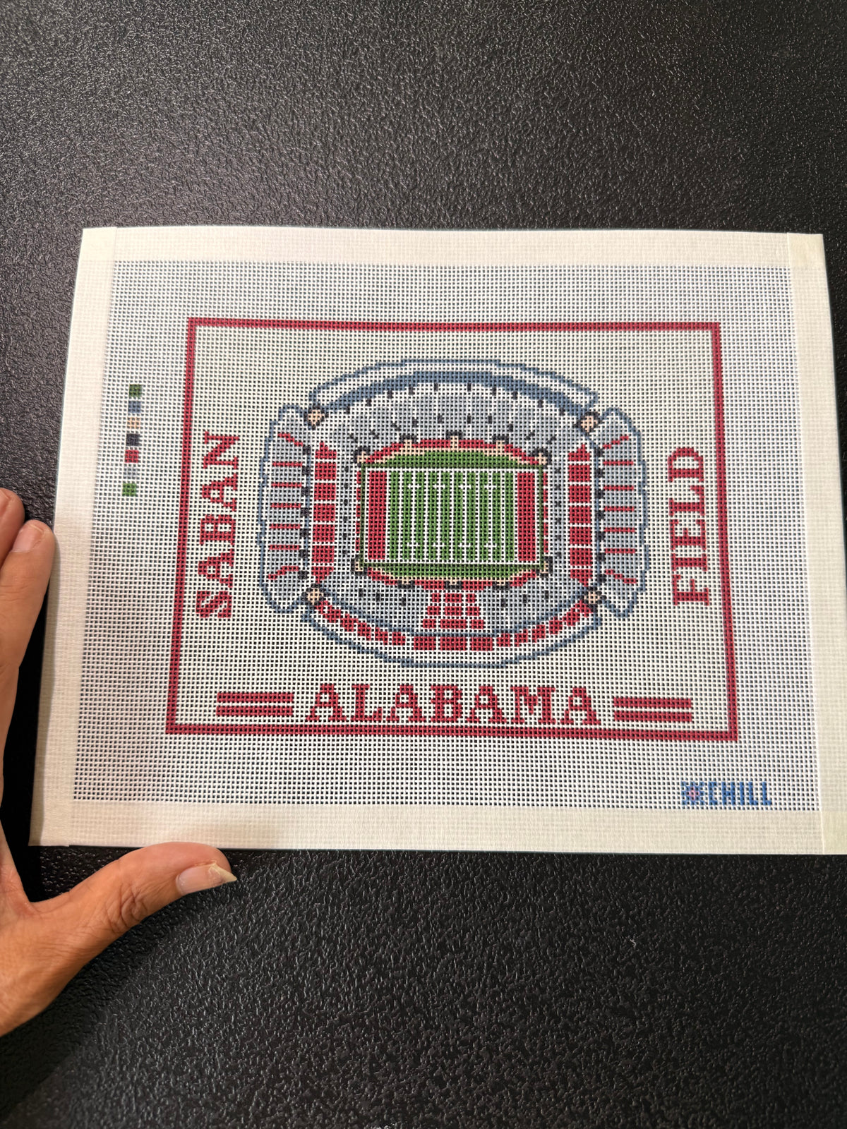Game Day Football Stadium Needlepoint Canvas – Tuscaloosa, Alabama