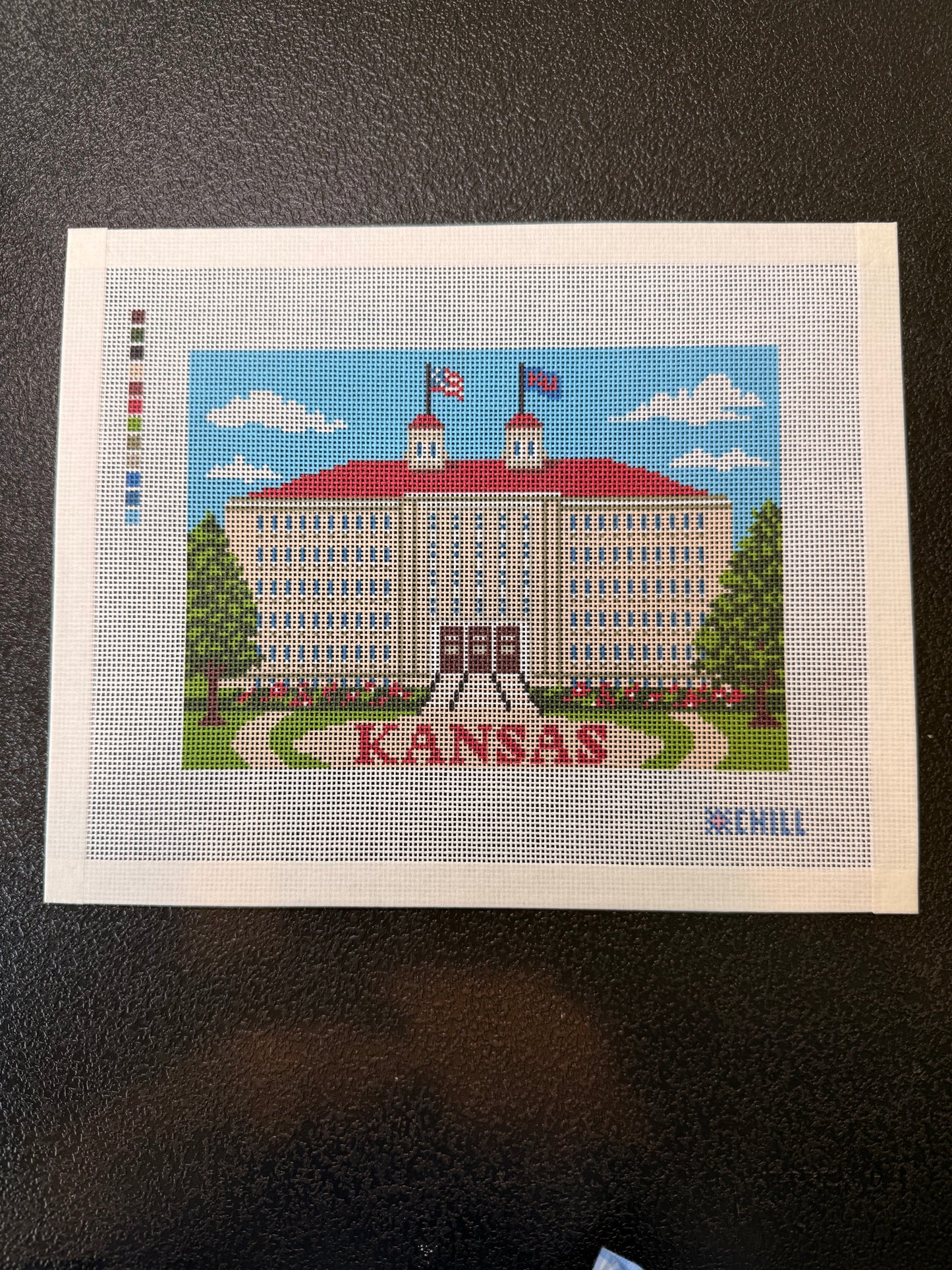 Kansas Needlepoint Canvas – Fraser Hall Campus Design