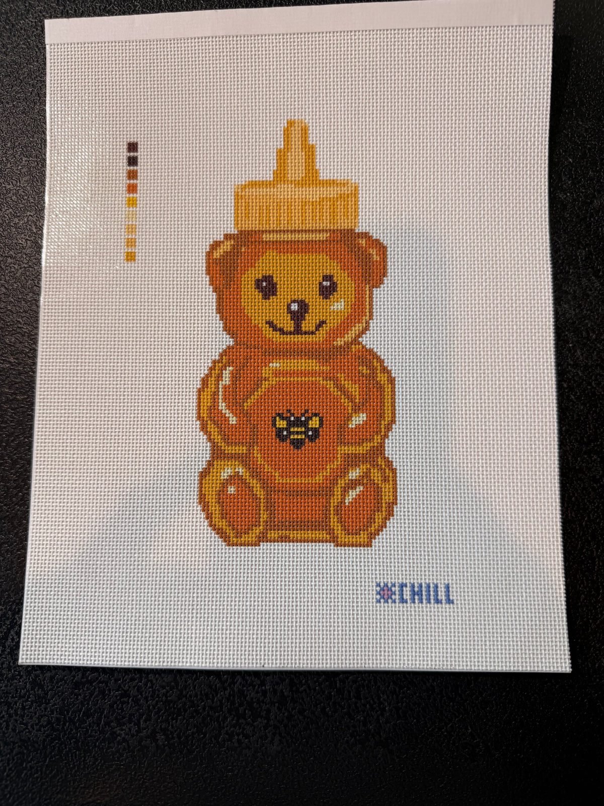 Honey Bear Needlepoint Canvas – Café & Food Collection