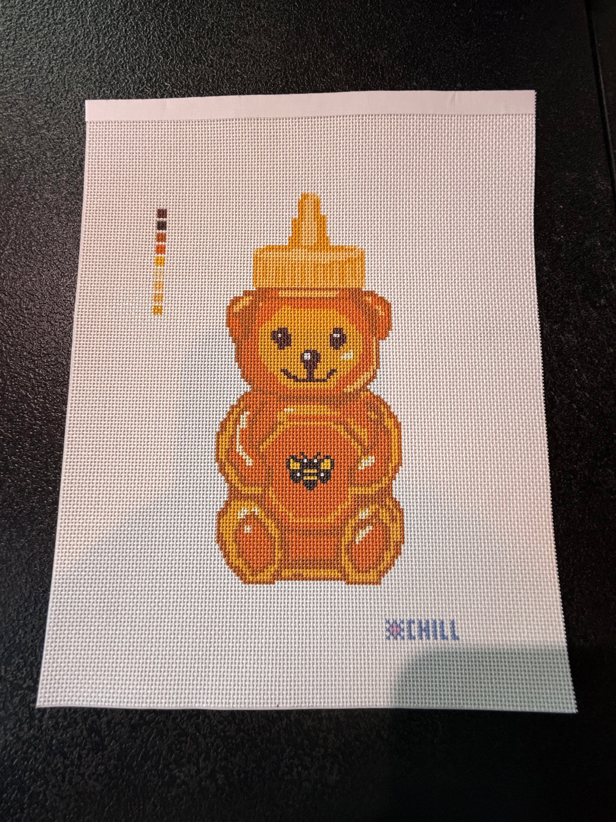 Honey Bear Needlepoint Canvas – Café & Food Collection