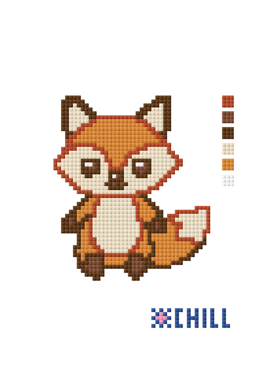 Fox Needlepoint Canvas – Animal Series – Needlepoint & Chill