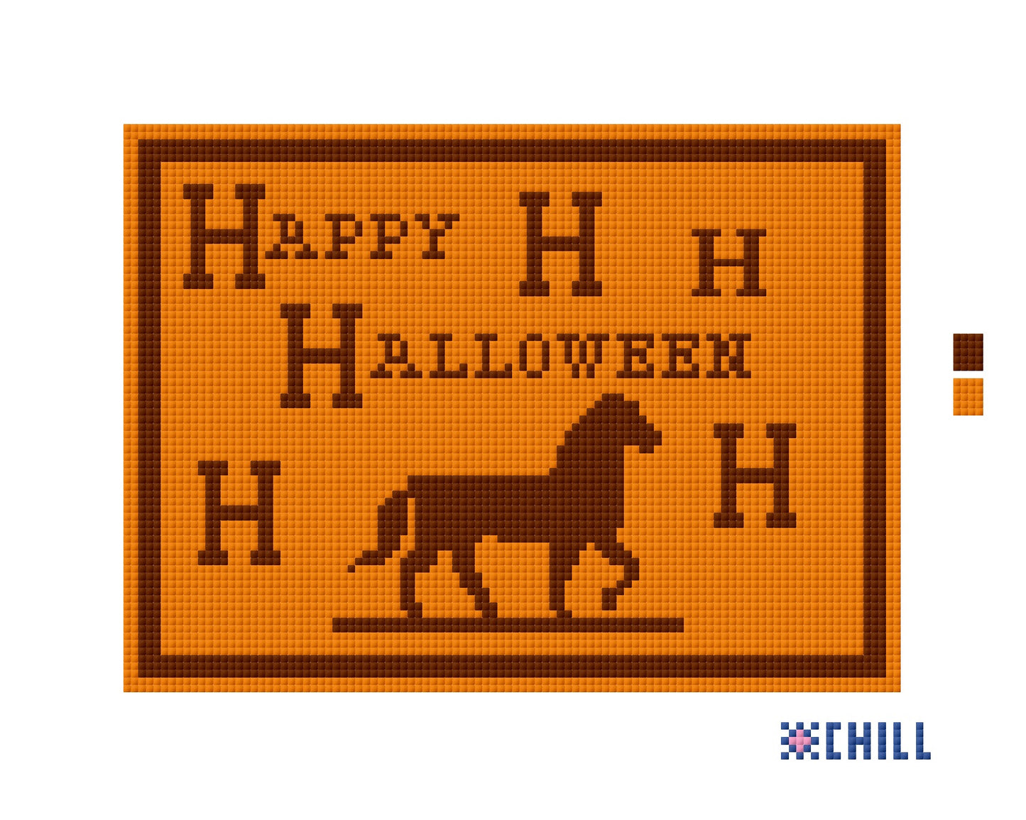 Happy Halloween Needlepoint Canvas