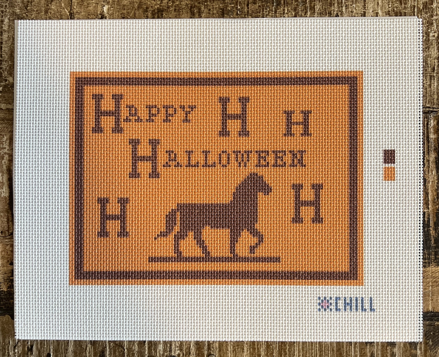 Happy Halloween Needlepoint Canvas