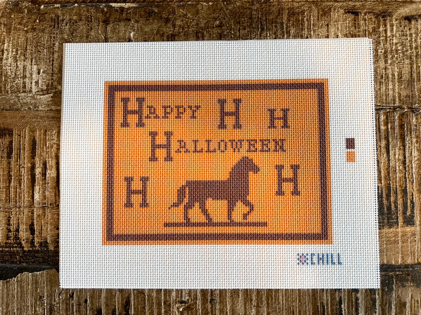 Happy Halloween Needlepoint Canvas
