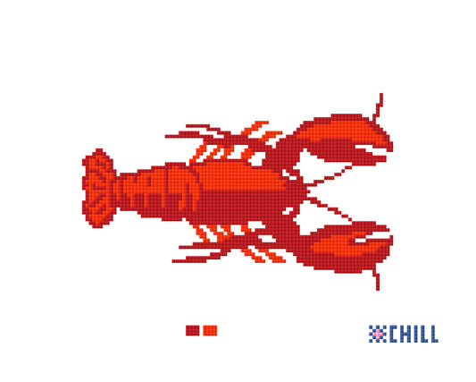 Lobster Ornament Needlepoint Kit – Coastal Charm Series – Needlepoint & Chill