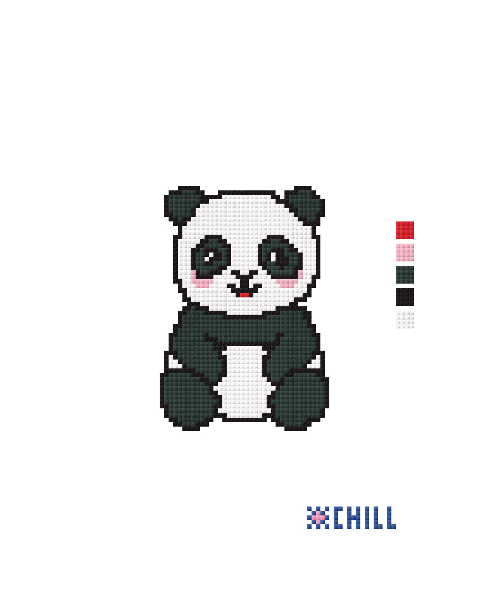 Panda Needlepoint Canvas