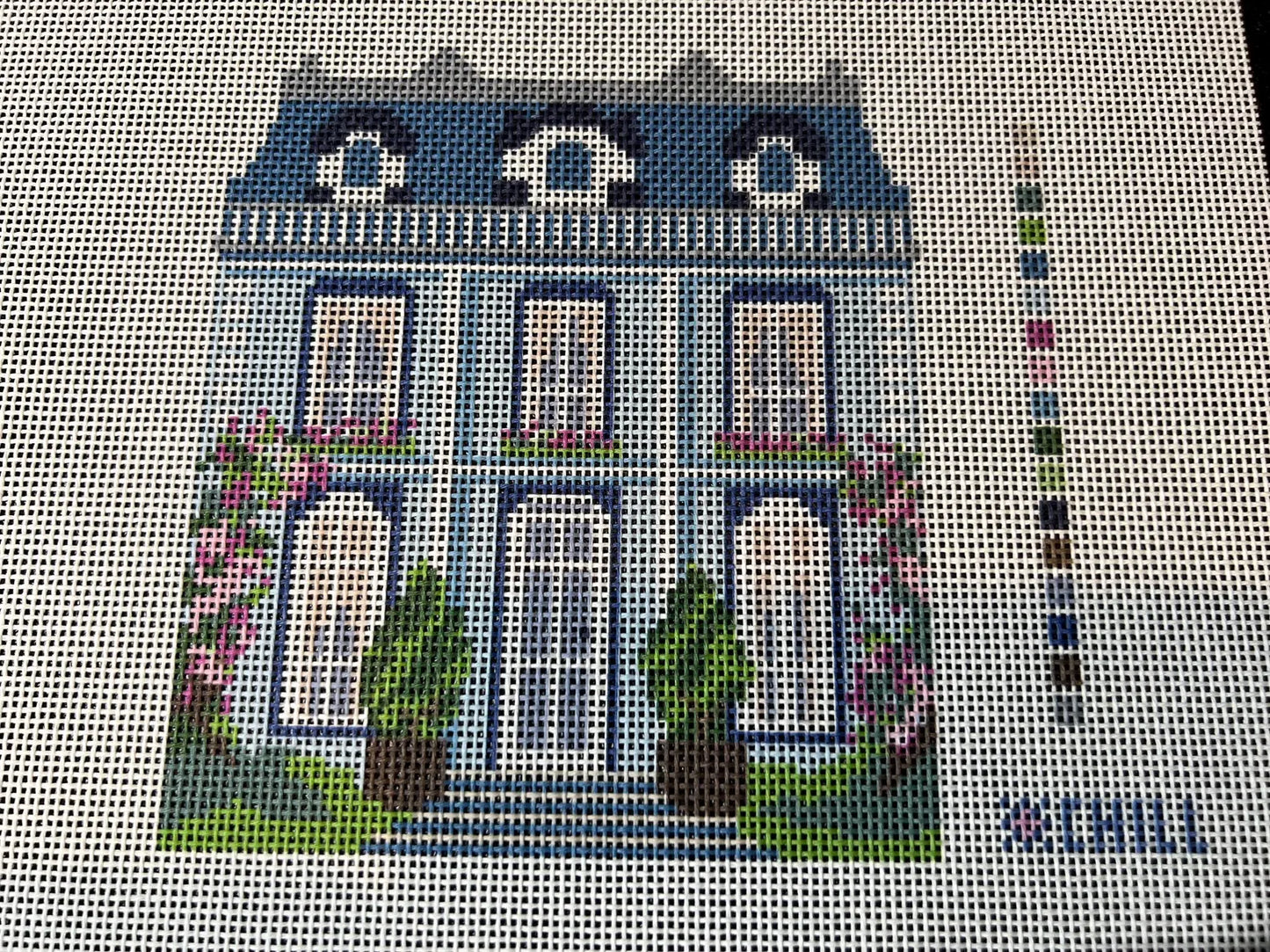 Petit Chateau Needlepoint Canvas