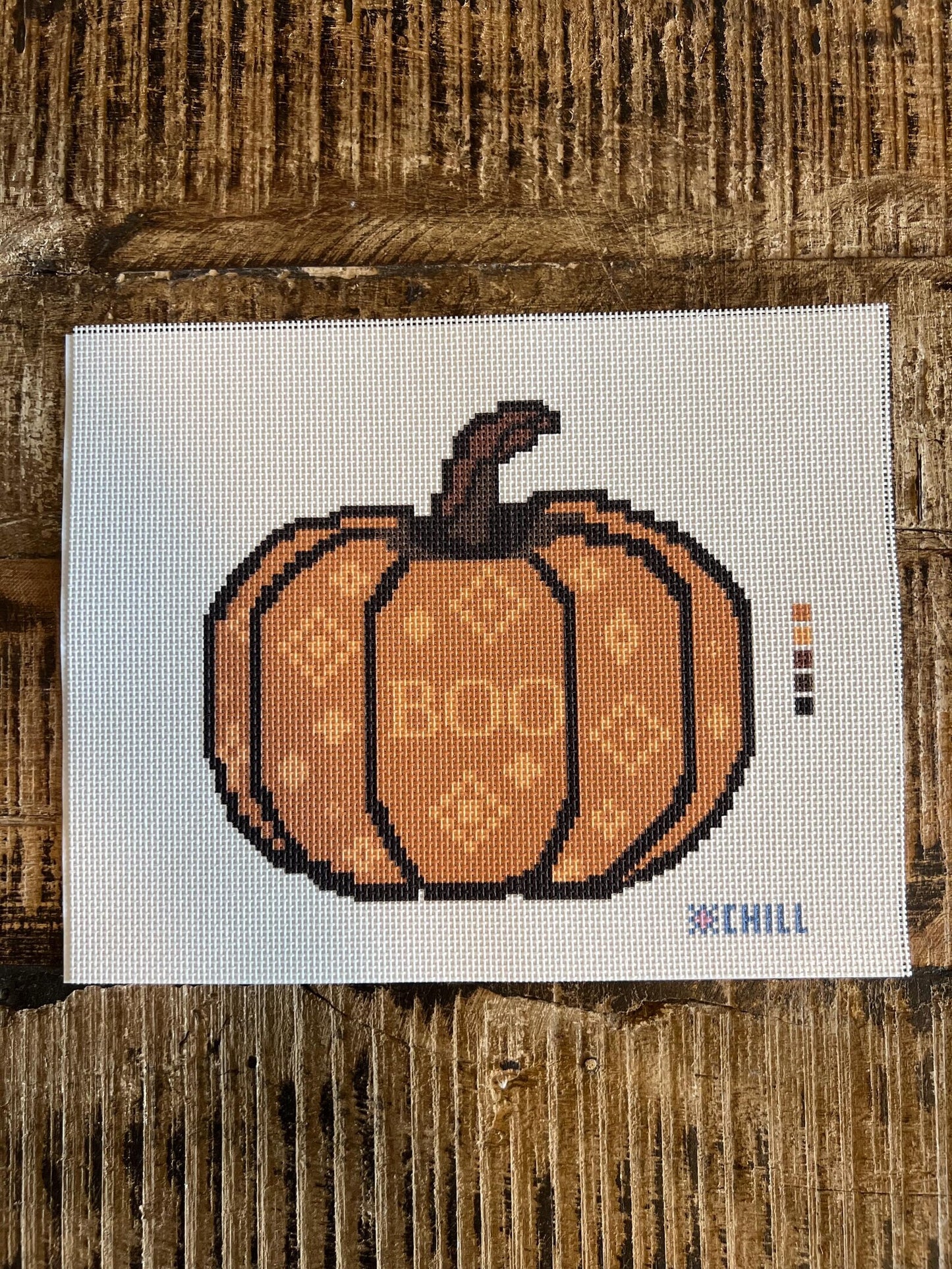 Boo Pumpkin Halloween Needlepoint Canvas