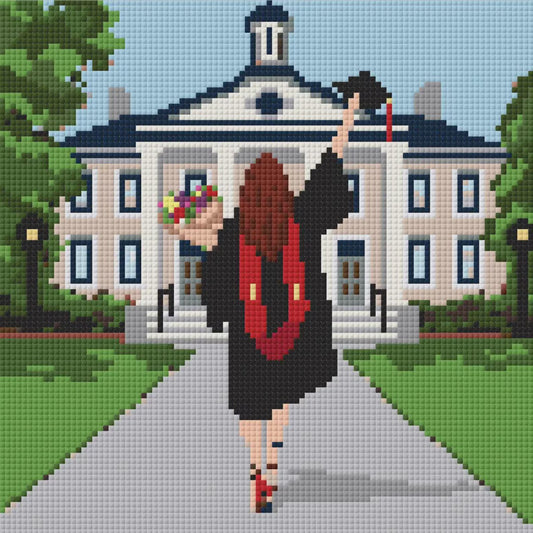 Graduation Day Needlepoint Canvas – Personalizable Keepsake – Needlepoint & Chill