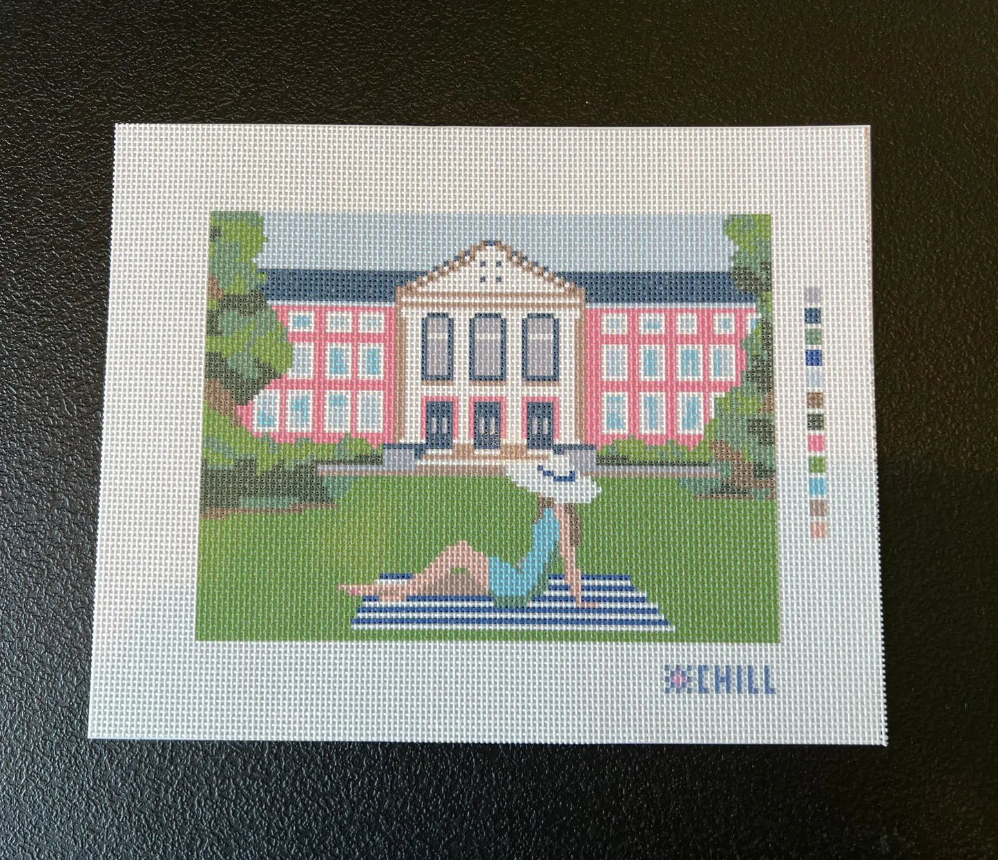 Sorority Row Needlepoint Canvas – Canvas Detail – Needlepoint & Chill