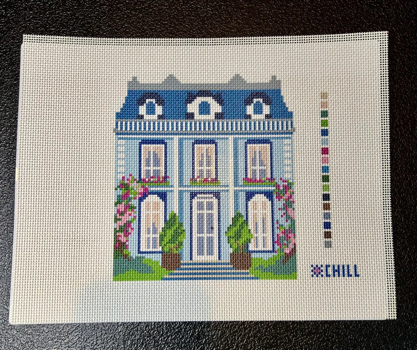 Petit Chateau Needlepoint Canvas