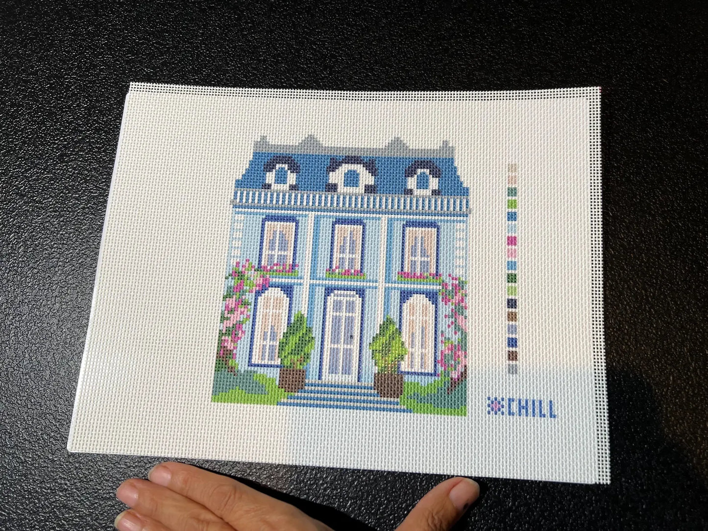 Petit Chateau Needlepoint Canvas