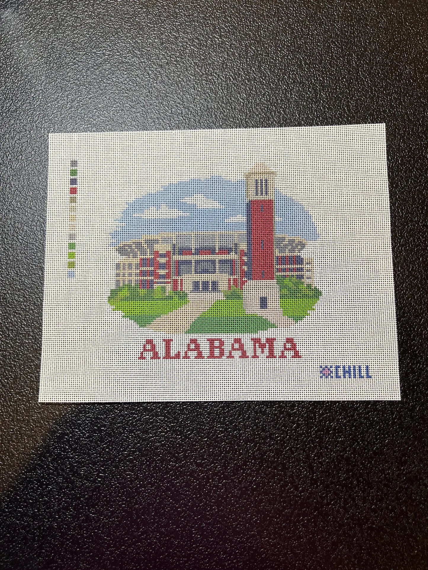 Denny Chimes Needlepoint Canvas – Canvas Detail – Needlepoint & Chill