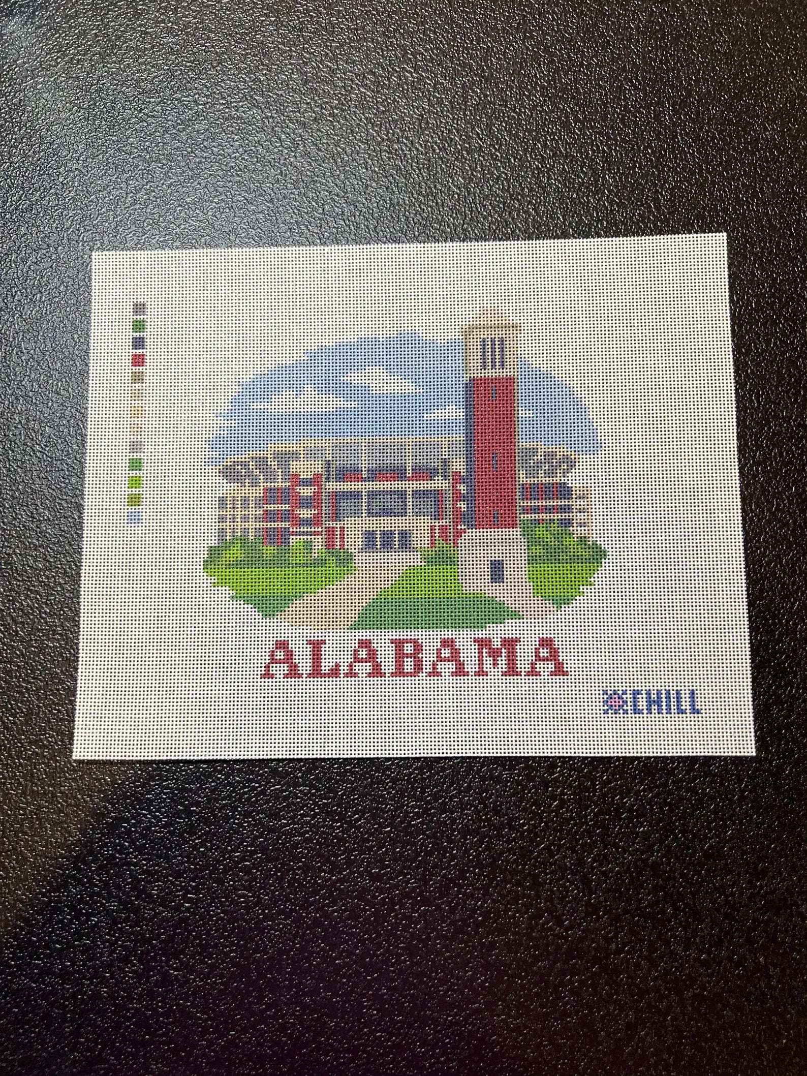 Denny Chimes Needlepoint Canvas – Canvas Detail – Needlepoint & Chill