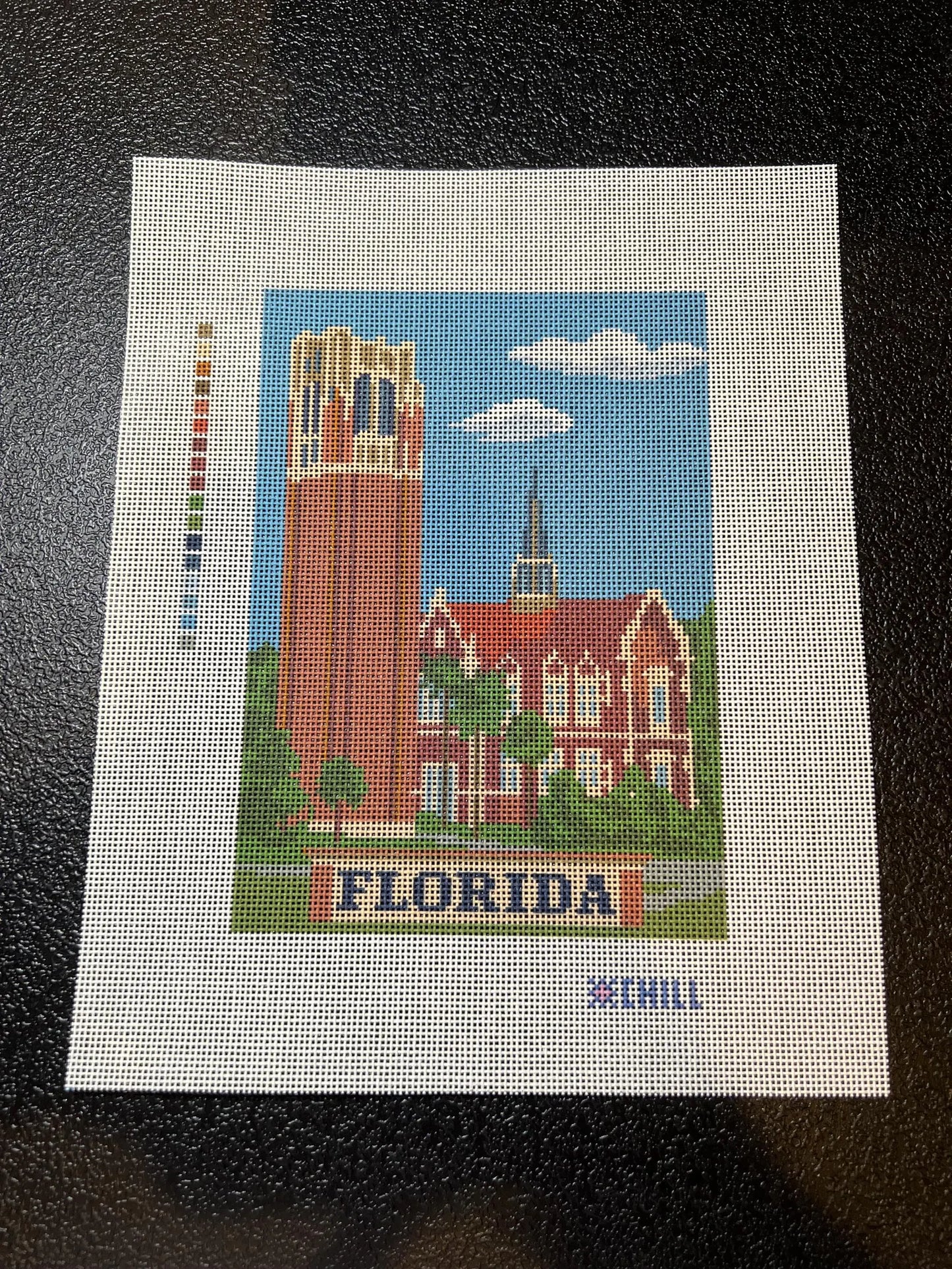 Gainesville Florida Needlepoint Canvas – Canvas Detail – Needlepoint & Chill