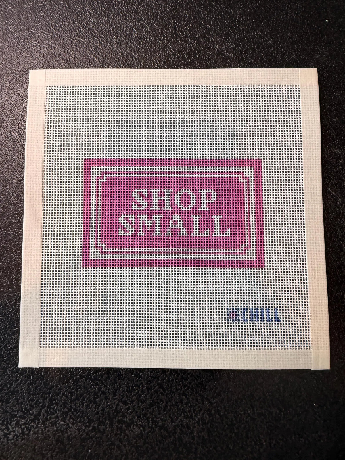 Shop Small Needlepoint Canvas – Canvas Detail – Needlepoint & Chill